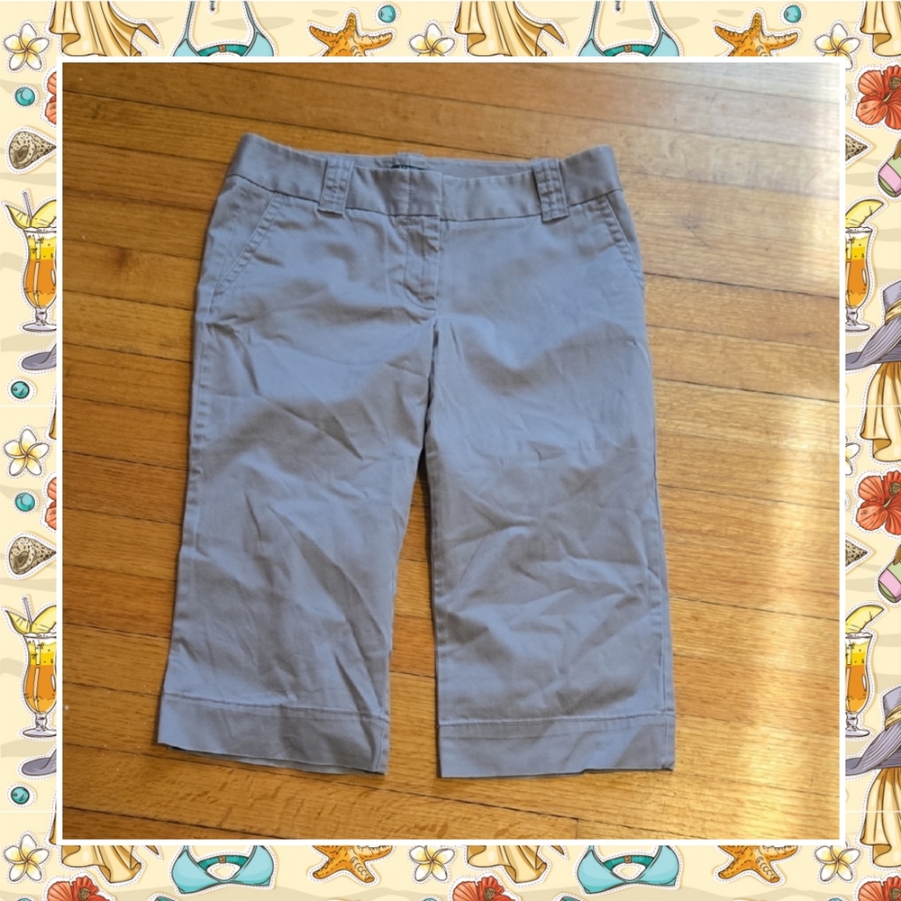 J. Crew  Khaki Capris Size 6